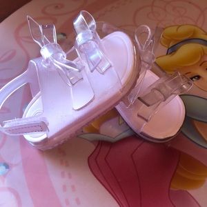 Size 4 baby girl pink sandals